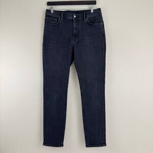 Acne Studios Jeans Mens 31x34 (Act 32x29) Denim Melk Used Blk Pants Made Italy